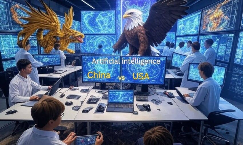 AI supremacy battle USA versus China