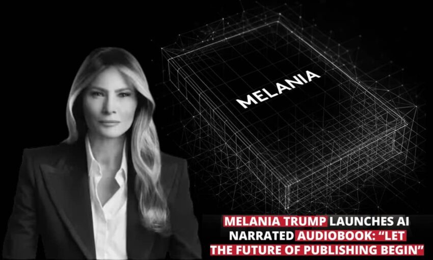 melania trump launches artificial intelligence narrated audiobook