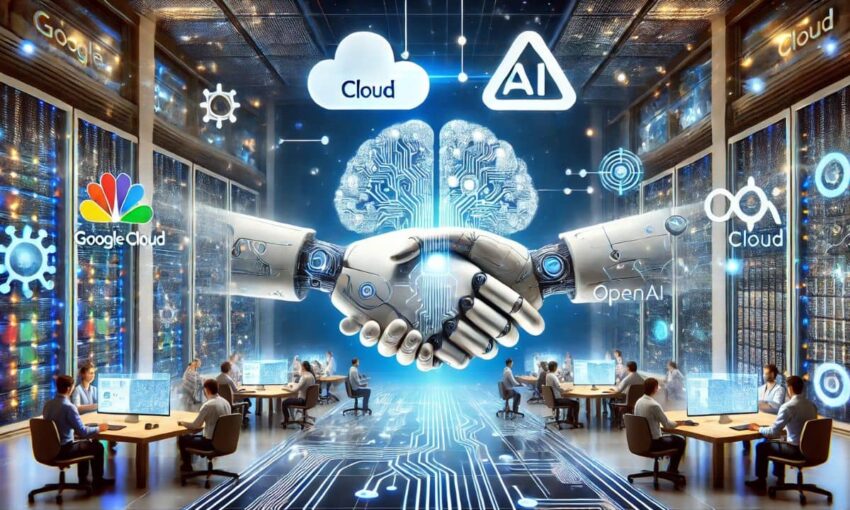 Google cloud-openAI artificial intelligence deal