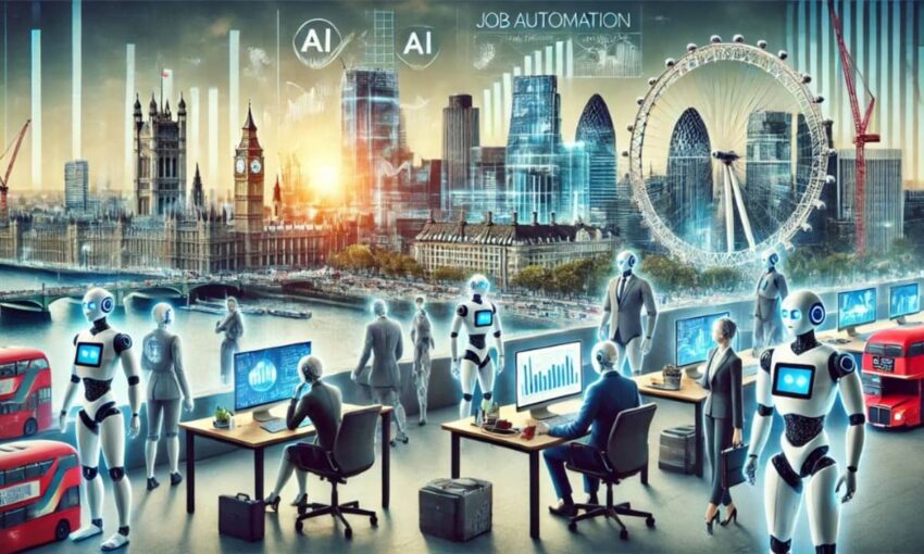 AI disrupts UK job market.