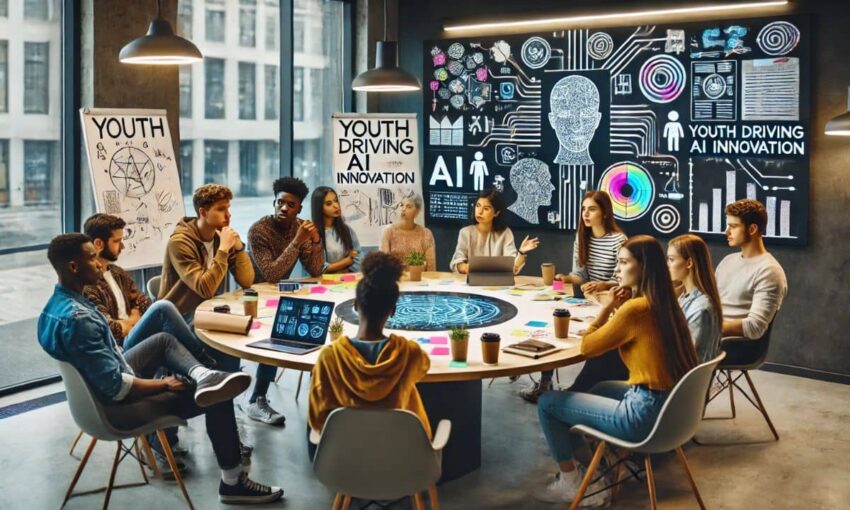 UN report says youth drive ai innovation.