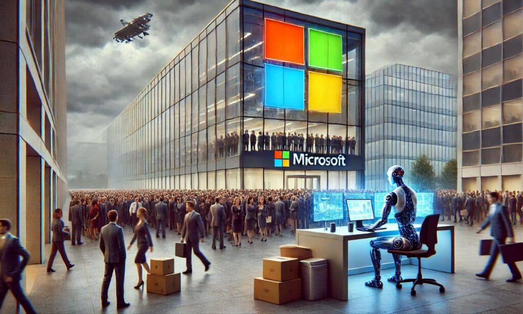AI replaces 9000 Microsoft jobs.