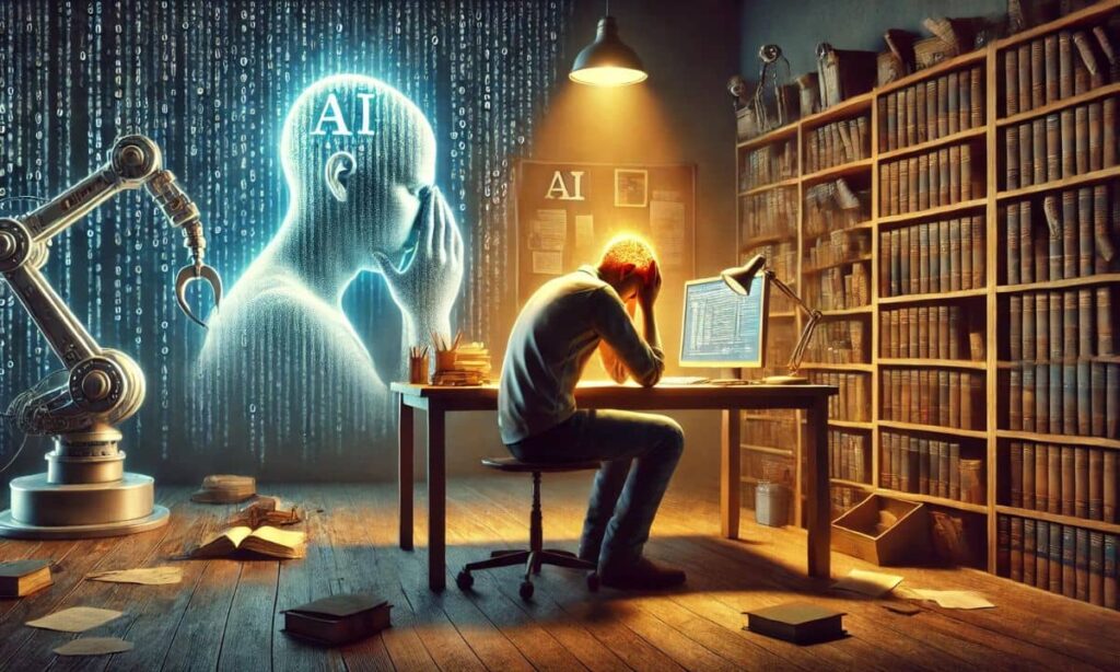 study finds ai damages human thinking.