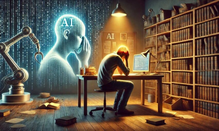 study finds ai damages human thinking.