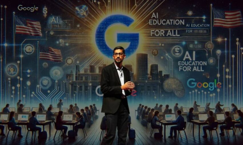 US AI education gets $1B boost from Google.