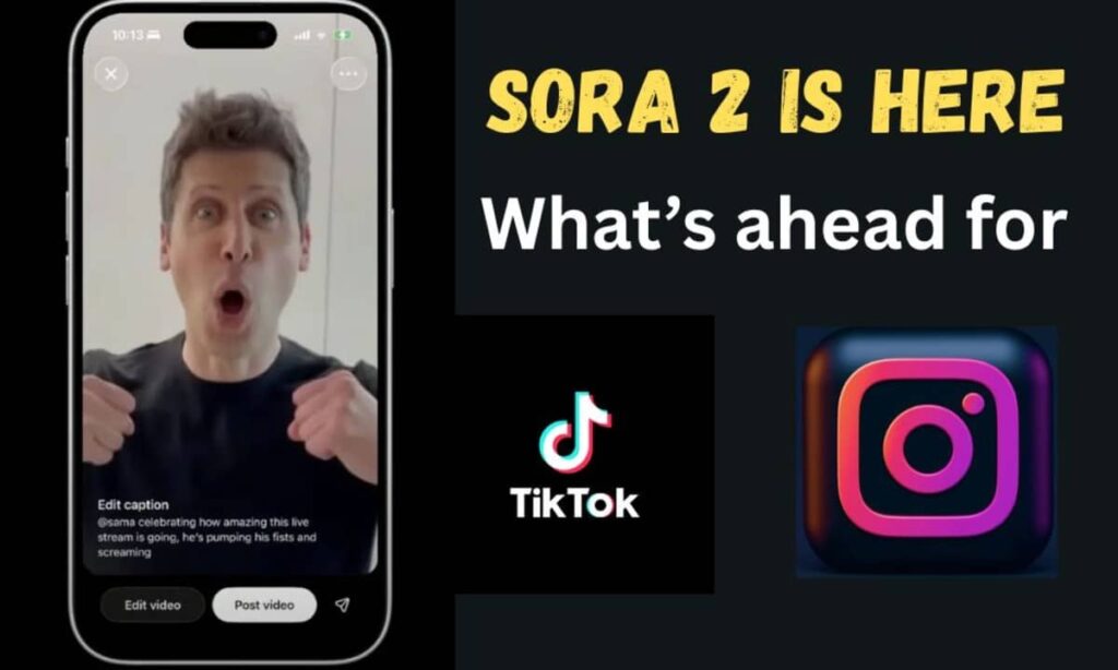 OpenAI's Sora 2 challenges TikTok, Instagram dominance.