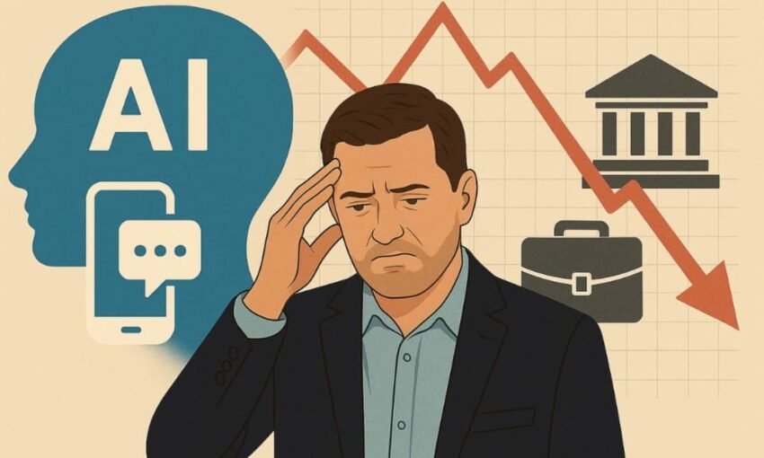 AI bubble fears rise while consumers win and businesses lag.