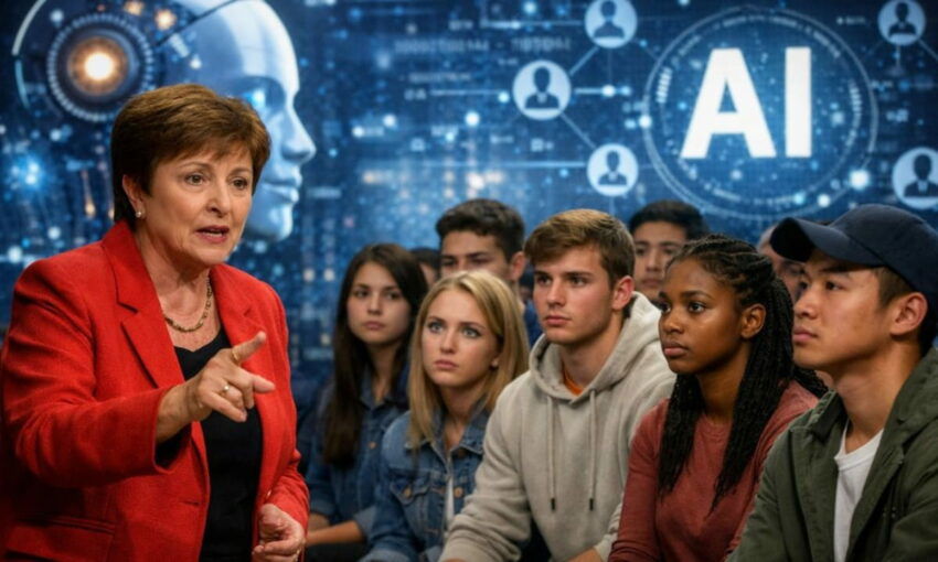 Kristalina Georgieva's AI warning on job losses.