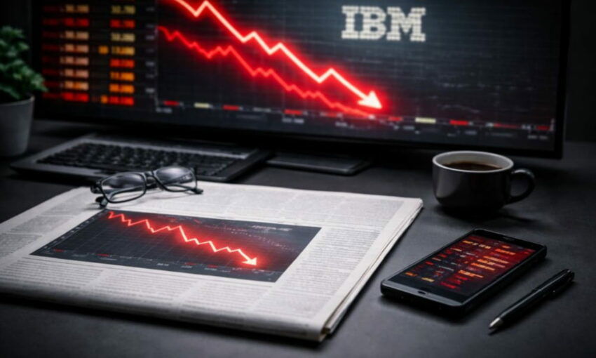 Speculative report fuels AI scare trade, IBM tumbles to 25-year low.