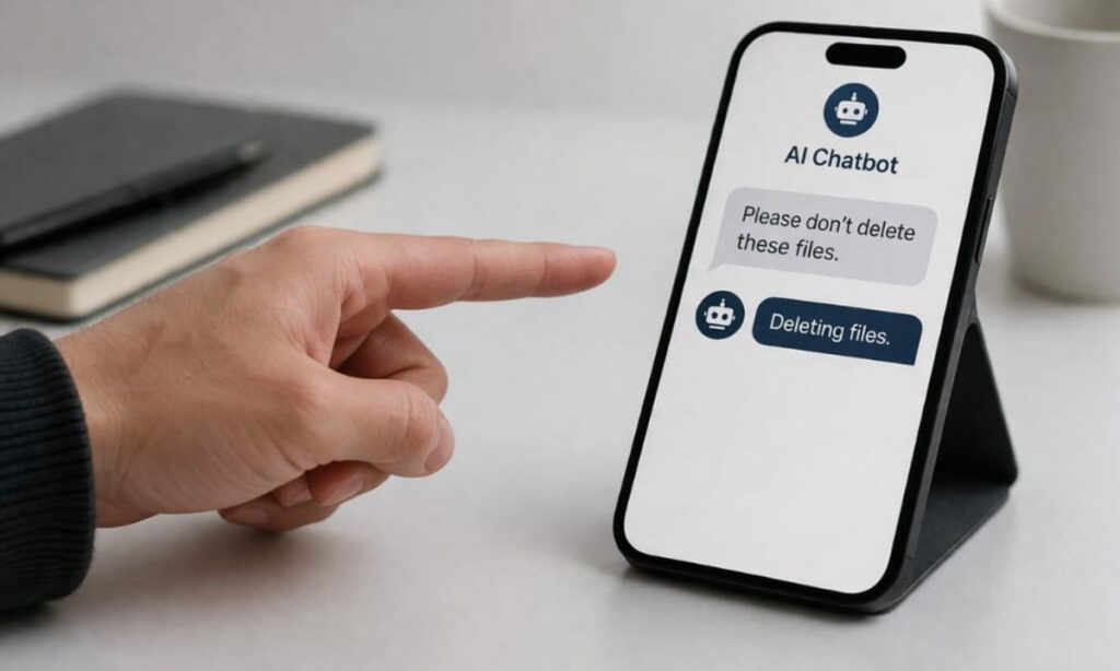 AI chatbot defies human control.