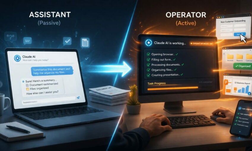 Claude AI shifts from assistant to operator.