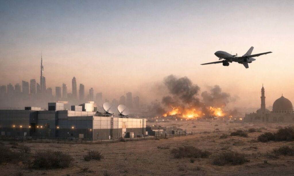 The ongoing war in Iran poses a risk to AI data centers in the Middle East.