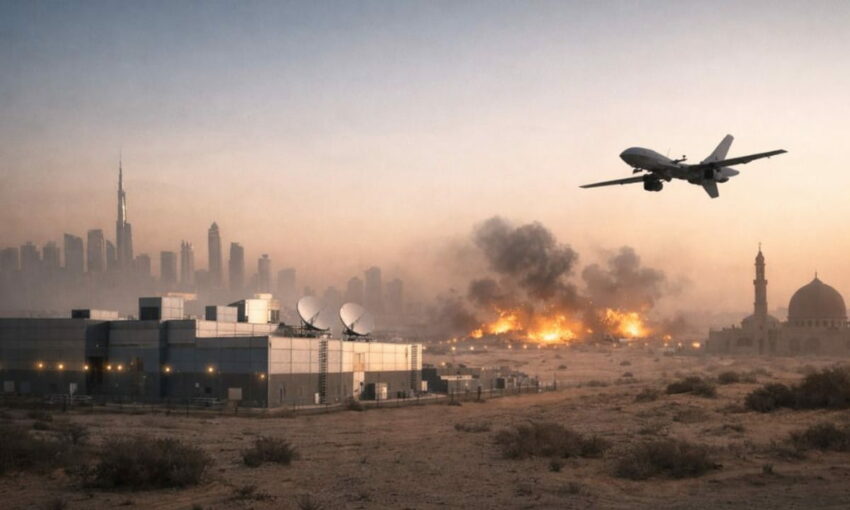 The ongoing war in Iran poses a risk to AI data centers in the Middle East.