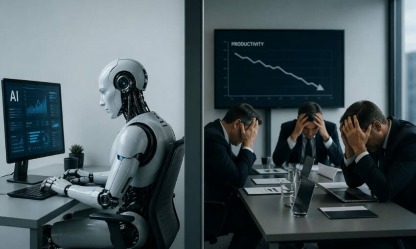 AI productivity under fire as executives report slow gains.