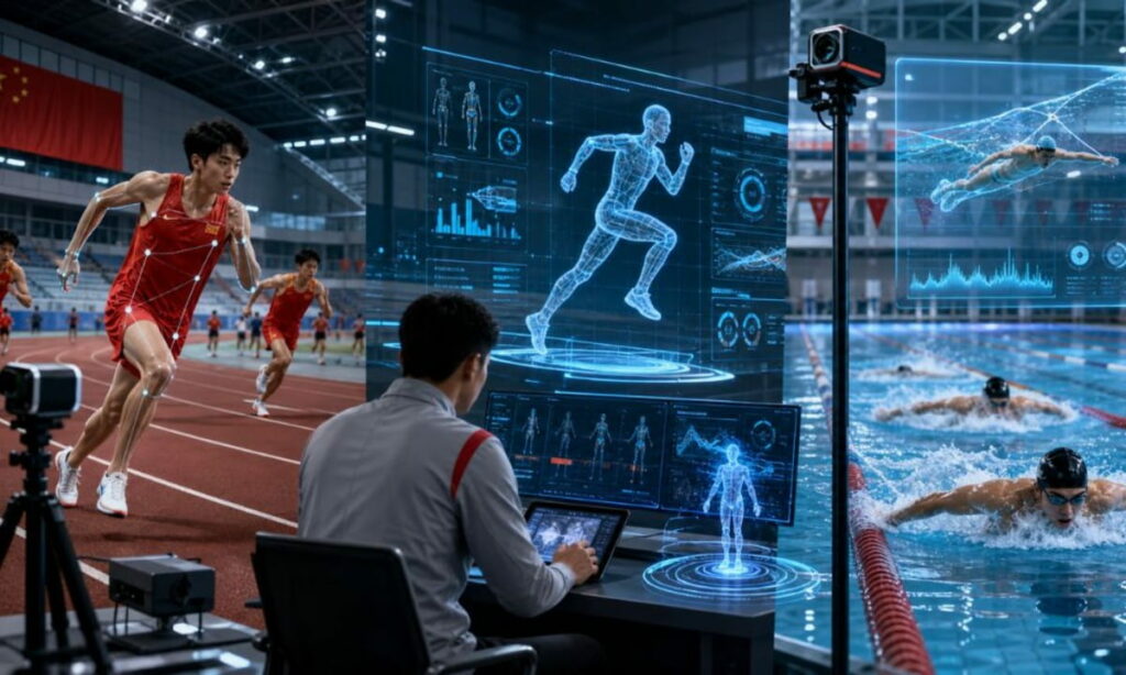 AI sports technology transforming sport in China.