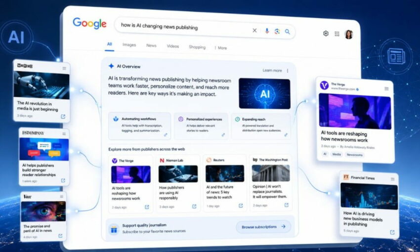 Google’s 5-link update lifts AI Search publisher hopes.
