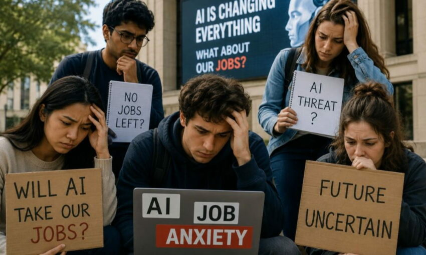 AI job anxiety shadows Stanford's class of 2026.