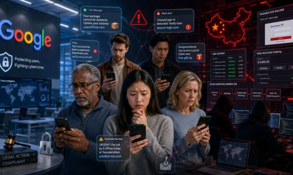Gemini AI used in major China-linked US cellphone scam, Google claims.