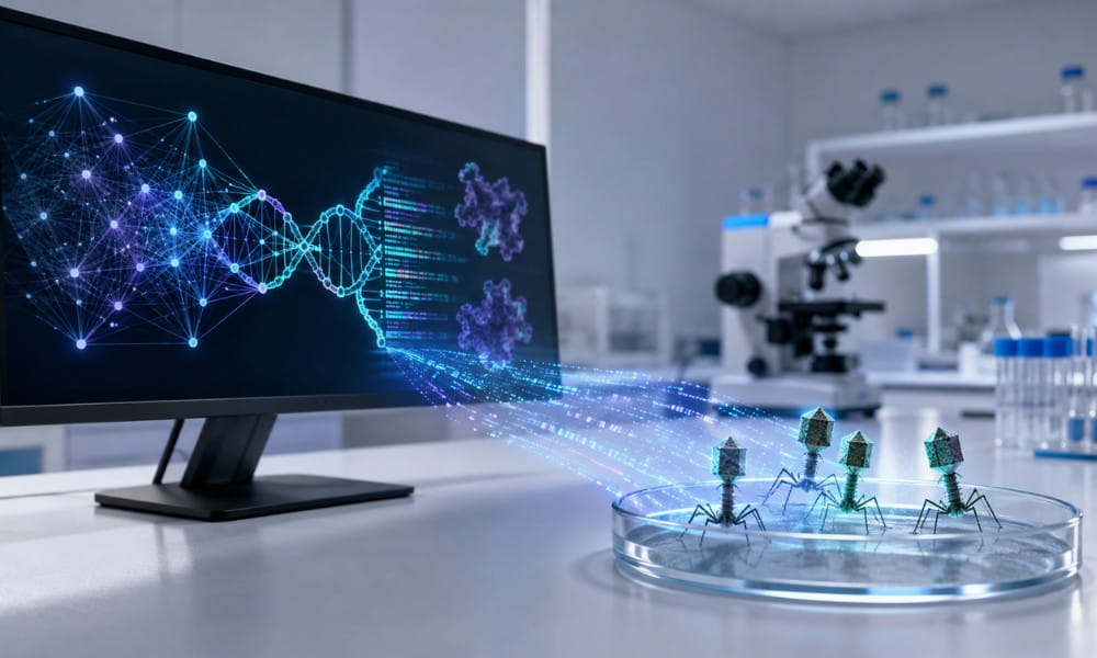 AI crosses a new frontier by creating 16 entirely new viruses.