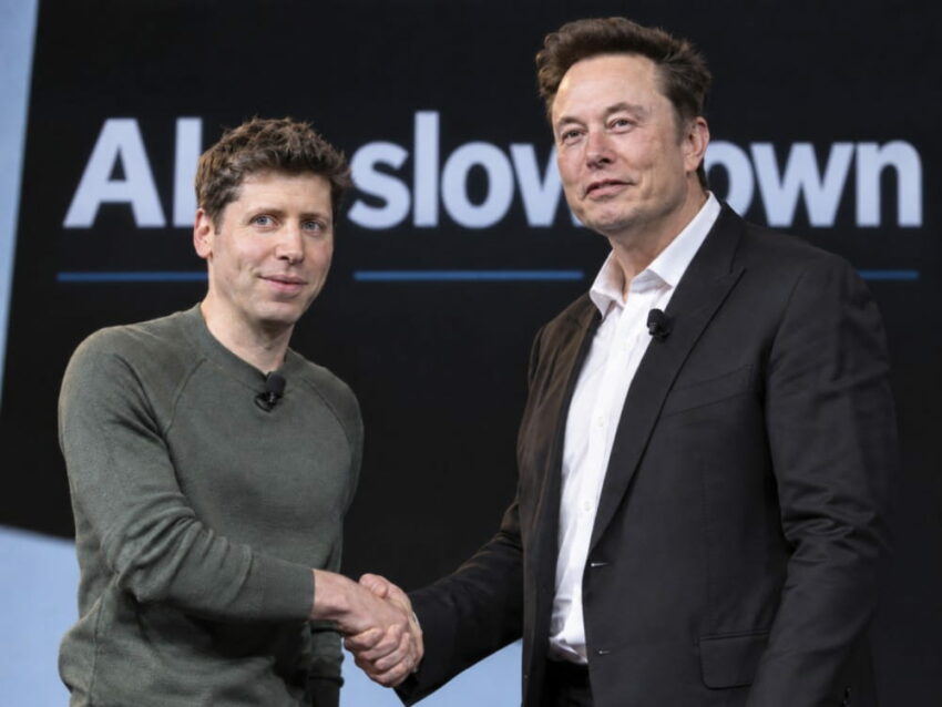 Altman, Musk unite behind AI slowdown.